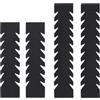ECMQS Cuscinetti per manubrio bici da strada, 4 pezzi, in EVA, colore: nero | Liners Trim Friendly Adesivo Applicazione Finish Guard Daily Pendolarismo