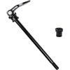 Vootnifig Asse passante per bicicletta, 10 x 135 mm, in alluminio 7075, per bici a | Asta in alluminio 7075, dado 6061, resistente, resistenza leggera, finitura nera