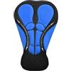 Vootnifig Coprisella per bicicletta imbottito in gel, antiscivolo, antiurto, design per mountain bike da strada, morbido tessuto traspirante, 34 x 20 cm