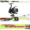 Generico Canna Pesca Seppia Seppie Eging 2,10 Con Mulinello Mare Totanara | misto carbonio impugnatura neoprene