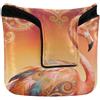 Loancwa Golf Putter Mallet Head Cover Chiusura Magnetica Accessori Golf | Impermeabile PU Pavone Flamingo Pattern