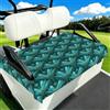 Myfsucce Coprisedili universali per carrello da golf, 2 passeggeri, 130 x | Coperta in poliestere, facile da installare, traspirante, lavabile, per golf buggy club, auto Art Deco