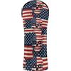 EOSDT Vibrante Vintage Flag Skeleton Head Cover per Golf | Coprimazza da golf per marito, stampa nitida per i round del fine settimana, per la tua mazza
