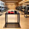 EDIJJFR Tavolo da competizione professionale standard con poggiapolsi regolabile e cuscinetti per gomiti, portata 1000 kg, per palestra, club e palestre, 90 x 65 x 100 cm