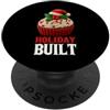 Christmas Santa Brick Builder Kids Casa Costruito Mattone Block Building Maestro Builder Natale PopSockets PopGrip Adesivo