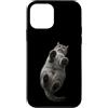 Funny Pet Lover Beans Toe Underneath Kit Custodia per iPhone 12 mini Zampe di gatto viste dal basso con punta in vetro Tabby Beans