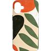 generic Custodia per iPhone 16 Plus Grafica astratta botanica moderna di metà secolo