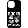 Funny Papillon And Book Design Custodia per iPhone 13 Pro Max Libri E Papillons Funny Papillon