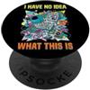 Retro Tech Nostalgia 80s 90s Vintage App Non ho idea di cosa sia divertente Retro Gamer Nerd PopSockets PopGrip Adesivo