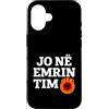 Kosovo UÇK Protest Designs Custodia per iPhone 16 Jo Në Emrin Tim UCK Kosovo Protest