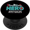 TeeaxArt Frontline Hero Christmas Gifts Physio Frontline Hero Essential Workers Apprezzamento Donne PopSockets PopGrip Adesivo