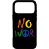 Love Peace Harmony Designs Custodia per iPhone 17 Pro Max No WAR - A come simbolo della pace, colori arcobaleno