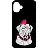Dogue de Bordeaux Punk Distressed Design Custodia per iPhone 16 Plus Punk Dogue de Bordeaux Grunge Rebel Dog Design