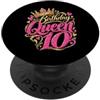 10th Birthday Gifts for Women 10 Years D 10° compleanno ragazza 10 anni donna 2016 regalo divertente PopSockets PopGrip Adesivo