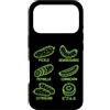 Pickle Lover Gifts Merch & Apparel Custodia per iPhone 17 Pro Sottaceti disegnati a mano carino multilingue