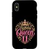 11th Birthday Gifts for Women 11 Years D Custodia per iPhone X/XS 11° compleanno ragazza 11 anni donna 2015 regalo divertente