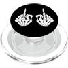 Funny Halloween Tees Dita Medie Scheletro PopSockets PopGrip per MagSafe