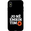Kosovo UÇK Protest Designs Custodia per iPhone X/XS Jo Në Emrin Tim UCK Kosovo Protest