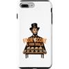 Abraham Lincoln American Halloween Custodia per iPhone 7 Plus/8 Plus Quattro punteggi e quattro teschi Lincoln History Pun