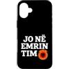 Kosovo UÇK Protest Designs Custodia per iPhone 16 Plus Jo Në Emrin Tim UCK Kosovo Protest