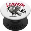 Desert Merch Liverpool England Shop Liverpool Regno Unito con vernice spray per uccelli al fegato PopSockets PopGrip Adesivo