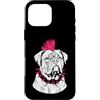Dogue de Bordeaux Punk Distressed Design Custodia per iPhone 16 Pro Max Punk Dogue de Bordeaux Grunge Rebel Dog Design
