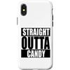 Miftees Halloween Tees Custodia per iPhone X/XS Halloween Straight Outta Candy