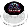 Bahaa's Tee Antlered Forest Monster Halloween Dark Horror Art PopSockets PopGrip per MagSafe