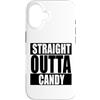 Miftees Halloween Tees Custodia per iPhone 16 Halloween Straight Outta Candy
