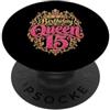 15th Birthday Gifts for Women 15 Years D 15° compleanno ragazza 15 anni donna 2011 regalo divertente PopSockets PopGrip Adesivo