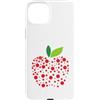 Funny Apple Gifts Apple Fruit Lovers Custodia per iPhone 15 Plus Divertente arte di mela per ragazze, bambini, donne, amanti della frutta di mela,