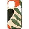 generic Custodia per iPhone 12 Pro Max Grafica astratta botanica moderna di metà secolo