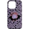 Merch di Amazon Custodia per iPhone 13 Pro viola Halloween pipistrelli gotico luna pipistrello