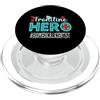 TeeaxArt Frontline Hero Christmas Gifts Scienziato Biomedico Frontline Hero Essential Workers Donne PopSockets PopGrip per MagSafe