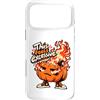 Fiery Pumpkin Humor Designs Custodia per iPhone 17 Pro Max Divertente zucca fiammeggiante questo sembra eccessivo Halloween