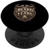 Barbe Seri Affari Uomini barbuti Festa d The Beard Tooks Years divertente per coltivare la barba PopSockets PopGrip Adesivo