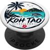 Sud-Est Asiatico: Thailand Thailandia Koh Tao Vintage Tartaruga Marina Vacanze Souvenir PopSockets PopGrip Adesivo