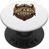 Barbe Seri Affari Uomini barbuti Festa d Camicia da barba divertente per coltivare la barba PopSockets PopGrip Adesivo