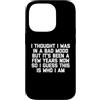 Funny Shirt With Saying & Funny T-Shirts Custodia per iPhone 14 Pro Maglietta divertente con scritta I Thought I Was In A Bad Mood...