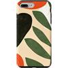 generic Custodia per iPhone 7 Plus/8 Plus Grafica astratta botanica moderna di metà secolo