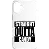 Miftees Halloween Tees Custodia per iPhone 16 Plus Halloween Straight Outta Candy