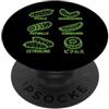 Pickle Lover Gifts Merch & Apparel Sottaceti disegnati a mano carino multilingue PopSockets PopGrip Adesivo