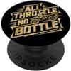 Dirt Bike Enduro Moto Fuoristrada Pilota Motocross All Throttle No Bottle Umorismo PopSockets PopGrip Adesivo