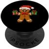 Christmas Santa Brick Builder Kids Blocco di mattoni di pan di zenzero costruzione maestro costruttore Natale PopSockets PopGrip Adesivo