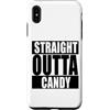 Miftees Halloween Tees Custodia per iPhone XS Max Halloween Straight Outta Candy