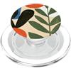 generic Grafica astratta botanica moderna di metà secolo PopSockets PopGrip per MagSafe