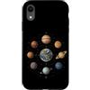Cosmic Orbit Frontier Custodia per iPhone XR Pianeti vintage e astronomia spaziale della terra