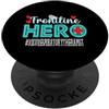 TeeaxArt Frontline Hero Christmas Gifts Nicu Terapista Respiratorio Frontline Hero Essential Workers PopSockets PopGrip Adesivo