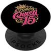 15th Birthday Gifts for Women 15 Years D 15° compleanno ragazza 15 anni donna 2011 regalo divertente PopSockets PopGrip Adesivo