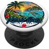 Sud-Est Asiatico: Thailand Thailandia Koh Tao Vintage Tartaruga Marina Isole Souvenir PopSockets PopGrip Adesivo